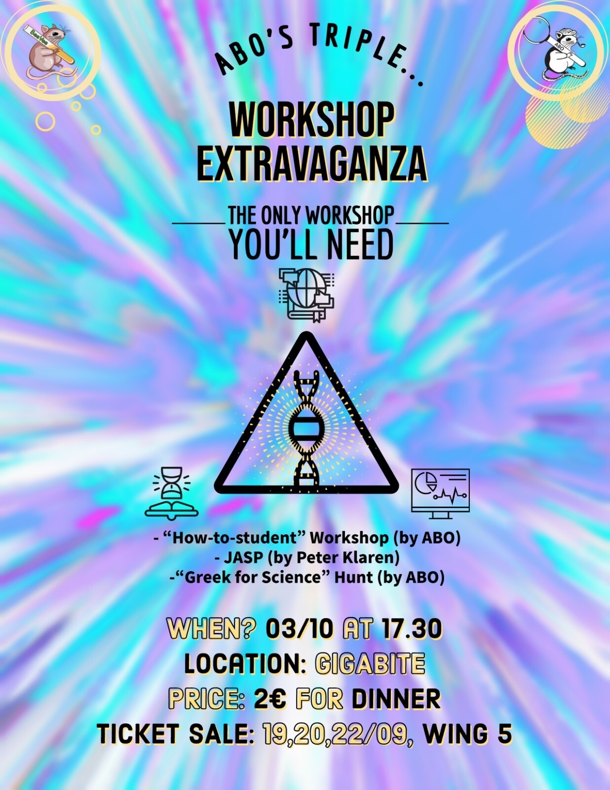 ABO's Triple Workshop Extravaganza